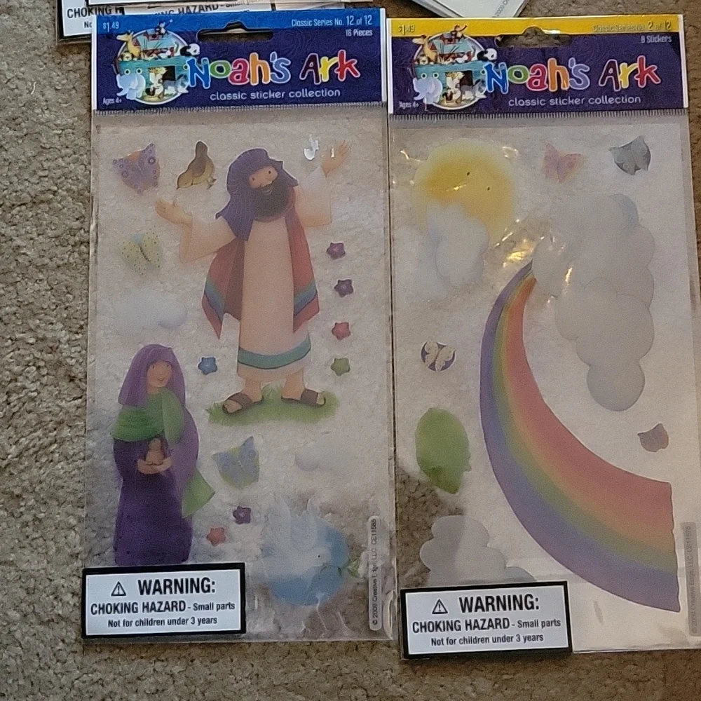 Noah's Ark Classroom Sticker Sets New